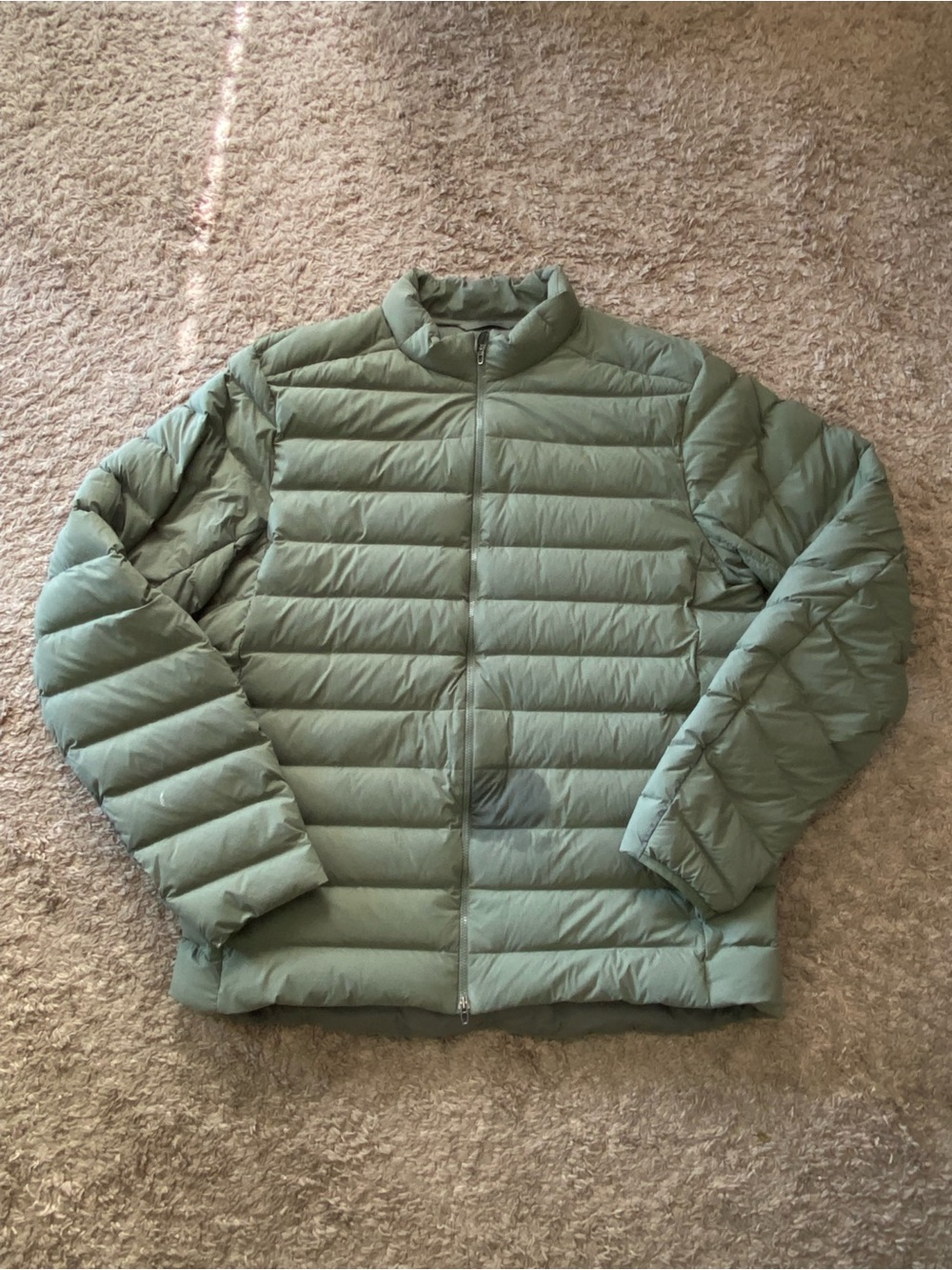 Lululemon Men’s Navigation down Jacket LM4A97S MEOL Medium Olive Green Size L